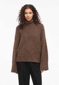 Джемпер VILA VIMARLEY ROLL NECK , Shaved Chocolate Melange/Brown