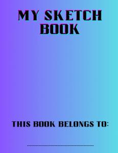 MY SKETCH BOOK (Independently published)