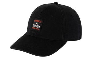 Carhartt WIP Хлопковая бейсболка унисекс черная, Black