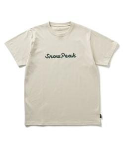 Футболка с типографическим принтом «Снежная вершина»