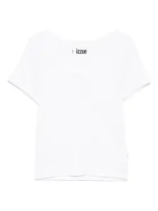 Футболка в рубчик Izzue, белый