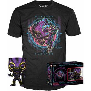 Набор Фигурок Pop & Tee Marvel Wakanda Forever Black Panther Эксклюзивно Funko POP!