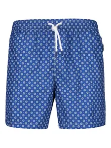 Плавки с цветочным узором Fedeli, синий