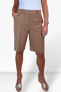 Умные плиссированные шорты по индивидуальному заказу Paulo Due, коричневый