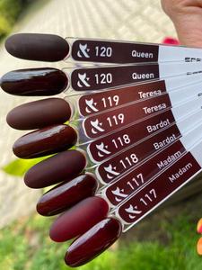 Гибридный лак для ногтей FOX гель-лак золотой Spectrum 119, 7 мл