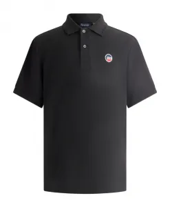 Рубашка-Поло с коротким рукавом Fusalp, черный