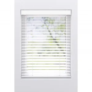 Жалюзи для моего дома "Ariane", (1 шт.), рейки ПВХ, имитация дерева, 50 мм, с приводом от шнура My Home, цвет weiß + weiß + weiß