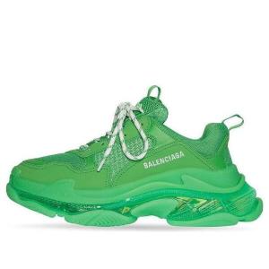 Кроссовки triple s sneaker 'clear sole green' Balenciaga, зеленый