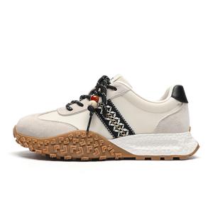 ZHR Низкие повседневные туфли женские бежевые