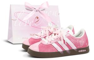 Adidas Кроссовки для скейтбординга VL COURT 2.0 Low Top, унисекс, розовые