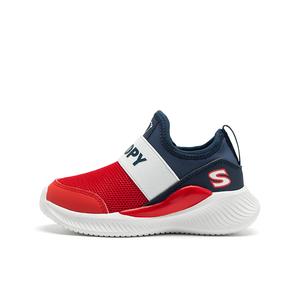 Детские повседневные антискользящие износостойкие дышащие быстросохнущие легкие амортизирующие кроссовки Kids' SNOOPY, красный/синий