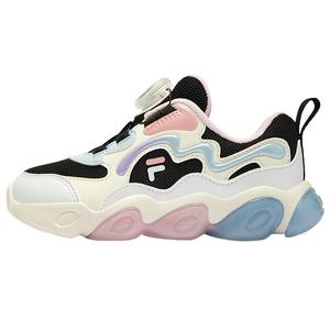 FILA KIDS Детские дышащие нескользящие тренировочные кроссовки black milk white kids
