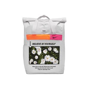 Nike Маленький белый рюкзак из янтарной ткани унисекс светло-серебристый серый, Light Silver Gray