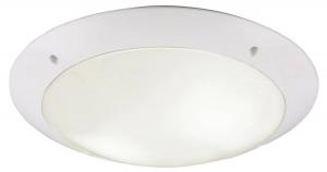 Уличный потолочный светильник MeineWunschleuchte Rinda, белый - пластик - 33 x 9 x 33 см