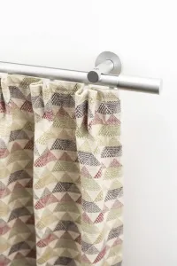 Карниз для штор GARESA "EASY", 1 направляющая, желаемая длина, внутренняя направляющая комплекта штор, выдвижная, настенный монтаж, алюминий 53х180 см, Ø 20 мм, цвет silberfarben