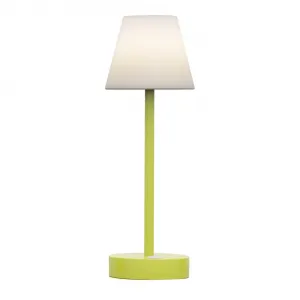 Уличная настольная лампа со встроенным светодиодом Lola Slim 30 New Garden, лайм