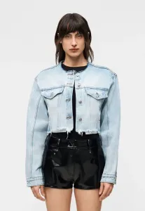 Джинсовая куртка с оторванным урожаем, в стиле «дальнобойщик» Ksubi, Dark Blue