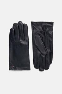 Кожаные перчатки Tommy Hilfiger, темно-синий