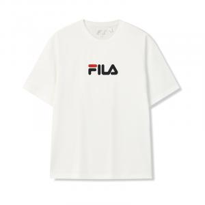 Оригинальная футболка мужская облачно-белая Cloud FILA, белый