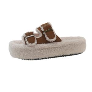 WUJI Скользоустойчивые износостойкие шлепанцы женские - хаки, цвет Khaki