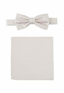 Галстук-бабочка Pocket square Seidenfalter, бежевый