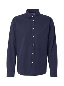 Рубашка на пуговицах классического кроя Kronstadt Eagle, темно-синий