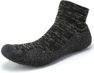 Мужские и женские минималистичные носки-обувь для бега босиком, спортивная обувь с нулевым каблуком для фитнеса и йоги, нескользящие обувь для спорта босиком, водная обувь, легкая, дышащая обувь для ходьбы, для улицы DZBAJRQM, черный