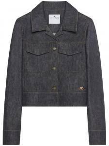 Courrèges джинсовая куртка, серый