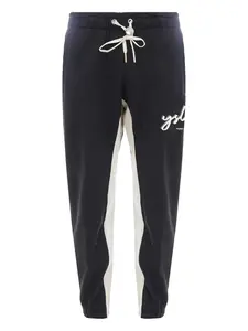 Спортивные брюки с завязками на завязках YES LONDON, черный