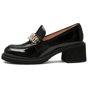 LE SAUNDA Лоферы женские черные