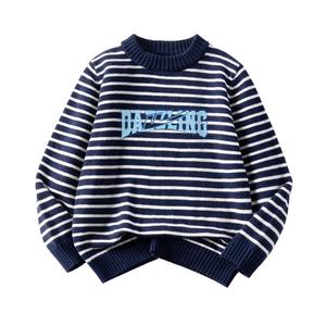 Детский свитер с круглой горловиной Moderate WARRIOR, темно-синий/h темно-синий english