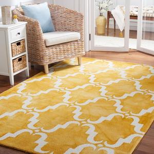 Ковер ручной работы safavieh dip dye коллекция gold / ivory DDY536H марокканский акварельный премиум шерстяной, 122 x 183 см