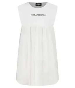 Платье Karl Lagerfeld Kids, белый