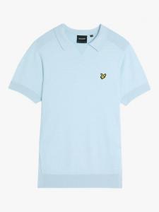 Вязаная поло в рубчик «елочка» Lyle & Scott, Fresh Water