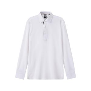 Футболка поло мужская белая SS24 HUGO BOSS