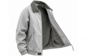 Пуховик Unisex Lapel Thickened ZIAREL, cloud серый