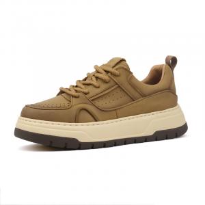 Кеды мужские, обувь для скейтбординга низкая коричневый Tide Attack