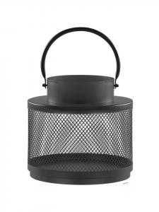 Beliani Фонарь YAMDENA черного цвета - (Ш) 24 x (В) 24 x (Д) 24 см