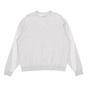 Толстовка Men's adidas originals Side Stripe Loose Round Neck Pullover Gray, мультиколор