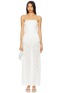 X revolve платье с пониженной талией diana Show Me Your Mumu, white lovely lace