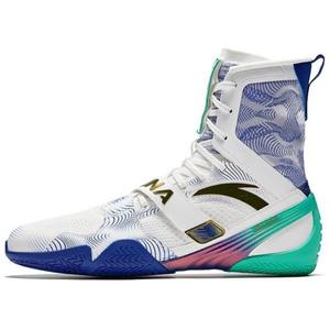 Кроссовки ANTA Training Shoes Unisex High-top Paper White/Sky Blue/Stone Blue/Metal Gold, золотой