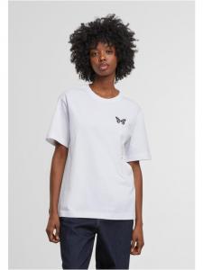 Футболка Butterfly EMB Tee белого цвета Mister Tee