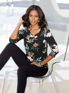 Lady Рубашка с принтом "Рубашка с принтом", цвет Petrol-Ocker-Bedruckt