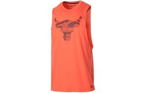 Майка мужская красный Under Armour, оранжевый/красный