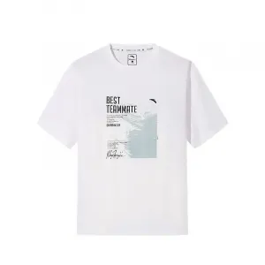 ANTA Футболка мужская pure white из коллекции basketball