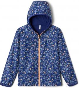 Куртка Columbia boys Pixel Grabber Reversible, Dark Sapphire Mini-Biscus