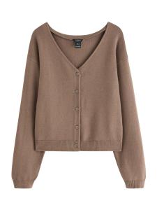 Вязаный кардиган Lindex Stina, Brown