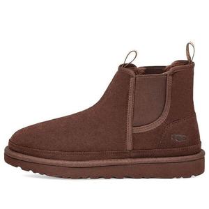 Зимние ботинки мужские Ugg без застежек, коричневый