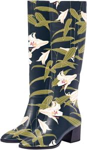 Женские модные ботильоны FSJ с молнией, средний массивный каблук, округлый носок, стильные, удобные для ходьбы, размеры 4-15 США, Lily