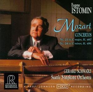 Диск CD Piano Concertos Nos 21 & 24 - Wolfgang Amadeus Mozart, Eugene Istomin, Gerard Schwarz, Seattle Symphony Orchestra